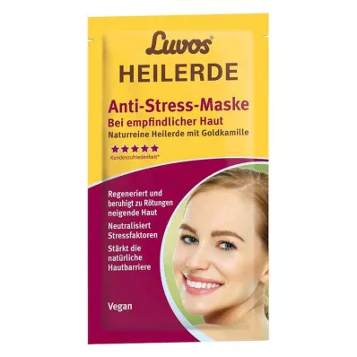 Máscara anti-stress de argila curativa Luvos com camomila dourada, 2X7,5 ml Máscara anti-stress de argila curativa Luvos com camomila dourada, 2X7,5 ml