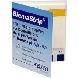 BLEMASTRIP Tiras de teste de pH 5,6-8,0, 120 pcs