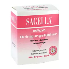 SAGELLA toalhetes de limpeza poligyn para higiene íntima, 10 unid