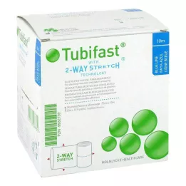 TUBIFAST Esticador de 2 vias 7,5 cmx10 m azul, 1 unid