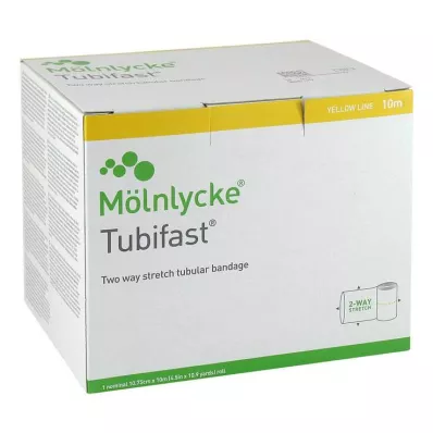 TUBIFAST Esticador de 2 vias 10,75 cmx10 m amarelo, 1 unid