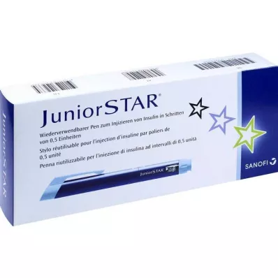 Dispositivo de injeção Juniorstar azul, 1 un