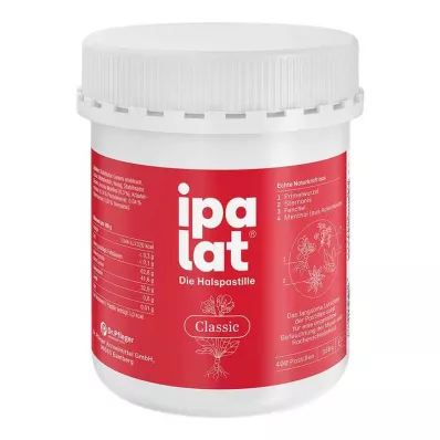 Pastilhas para garganta Ipalat clássicas, 400 peças Pastilhas para garganta Ipalat clássicas, 400 peças