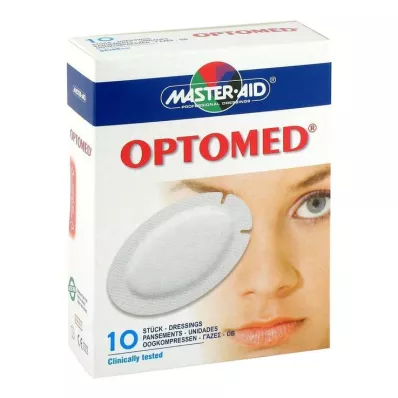 OPTOMED Compressas oculares estéreis auto-adesivas, 10 unidades