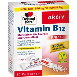 DOPPELHERZ Vitamina B12 DIRECT Pellets, 20 unid