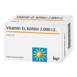 VITAMIN D3 KÖHLER 2.000 U.I. cápsulas, 120 unid