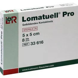 LOMATUELL Pro 5x5 cm estéril, 8 unidades