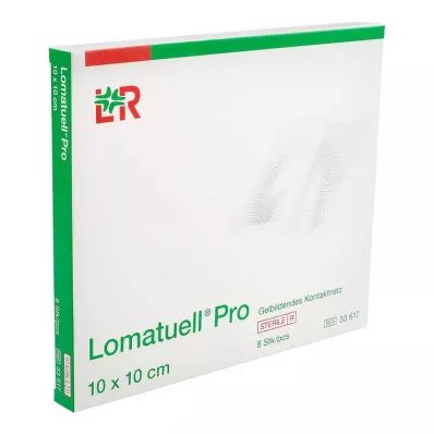 Lomatuell Pro 10x10 cm estéril, 8 peças Lomatuell Pro 10x10 cm estéril, 8 peças