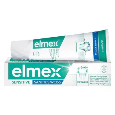 Pasta de dente branca suave e sensível Elmex, 75 ml Pasta de dente branca suave e sensível Elmex, 75 ml