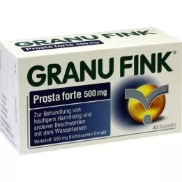 GRANU FINK Prosta forte 500 mg cápsulas duras, 40 unid