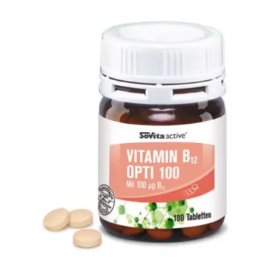 Sovita vitamina B12 ativa Opti 100 (180 peças) Sovita vitamina B12 ativa Opti 100 (180 peças)