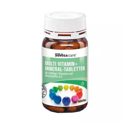 Sovita care Comprimidos Multi Vitaminas + Minerais, 100 un Sovita care Comprimidos Multi Vitaminas + Minerais, 100 un