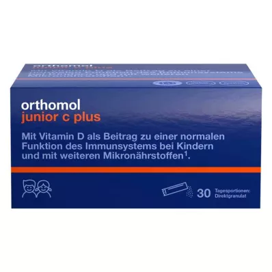 ORTHOMOL Junior C plus granulado, 30 unid