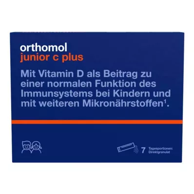 ORTHOMOL Junior C plus granulado, 7 peças ORTHOMOL Junior C plus granulado, 7 peças