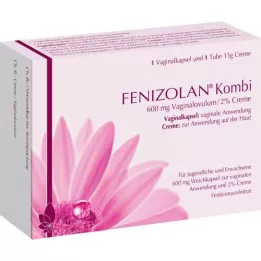 FENIZOLAN Combi 600 mg pomada vaginal+2% creme, 1 P