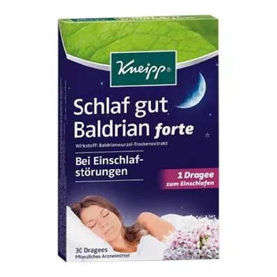 Kneipp Durma bem Comprimidos revestidos de Valeriana forte, 30 unidades Kneipp Durma bem Comprimidos revestidos de Valeriana forte, 30 unidades