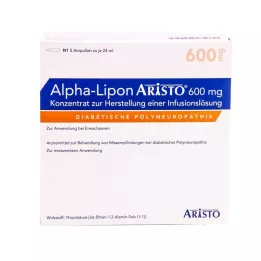 ALPHA LIPON Aristo 600 mg concentrado para a preparação de uma perfusão, 5X24 ml