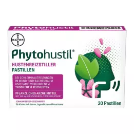 PHYTOHUSTIL Pastilhas antitússicas, 20 unidades