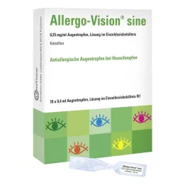 ALLERGO-VISION seno 0,25 mg/ml AT em dose única, 10X0,4 ml