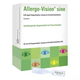 ALLERGO-VISION seno 0,25 mg/ml AT em dose única, 20X0,4 ml