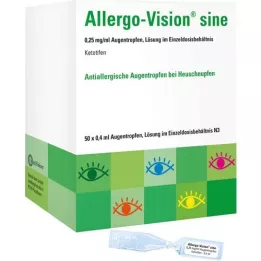ALLERGO-VISION seno 0,25 mg/ml AT em dose única, 50X0,4 ml