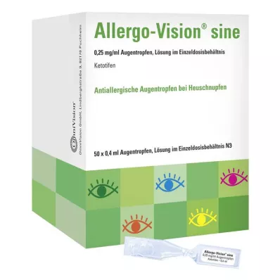 ALLERGO-VISION seno 0,25 mg/ml AT em dose única, 50X0,4 ml