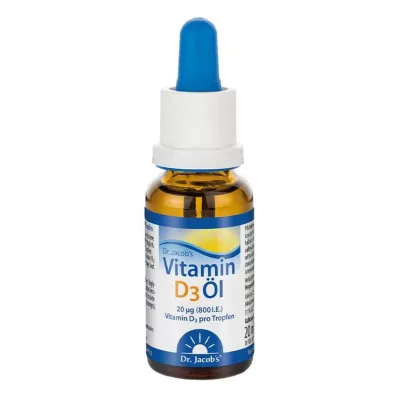 VITAMIN D3 ÖL Gotas do Dr. Jacob, 20 ml VITAMIN D3 ÖL Gotas do Dr. Jacob, 20 ml
