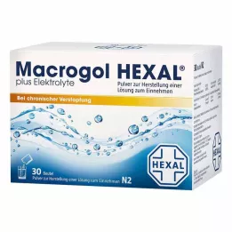 MACROGOL HEXAL mais electrólitos Plv.z.H.e.L.z.E., 30 unid