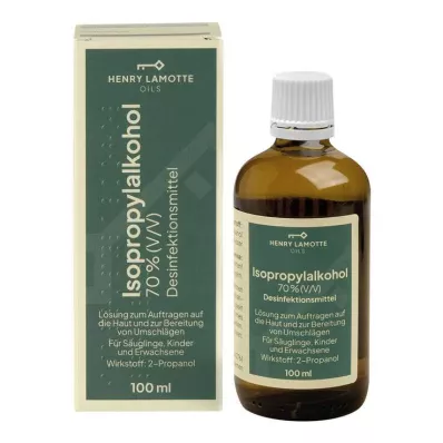 ISOPROPYLALKOHOL Henry Lamotte 70% V/V, 100 ml ISOPROPYLALKOHOL Henry Lamotte 70% V/V, 100 ml
