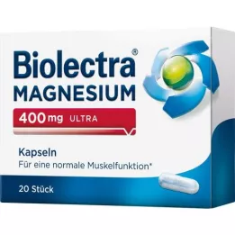 BIOLECTRA Magnésio 400 mg ultra capsules, 20 unid