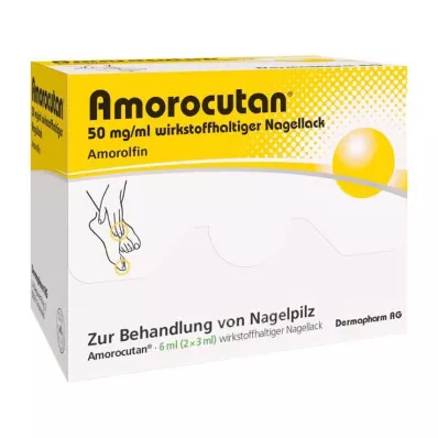 Amorocutan® 50 mg/ml esmalte ativo, 6 ml Amorocutan® 50 mg/ml esmalte ativo, 6 ml