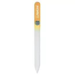 APOLINE Lima de unhas de vidro 14 cm cor de laranja, 1 unid