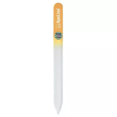 APOLINE Lima de unhas de vidro 14 cm cor de laranja, 1 unid APOLINE Lima de unhas de vidro 14 cm cor de laranja, 1 unid
