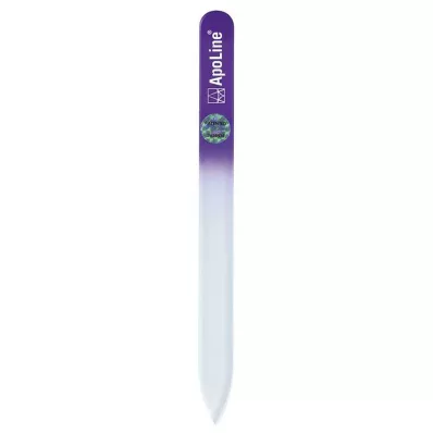 Lixa de unha Apoline vidro 14 cm roxo, 1 un