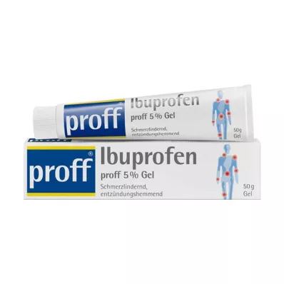 Gel de ibuprofeno proff 5%, 50 g