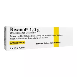RIVANOL 1,0 g de pó, 5 unid