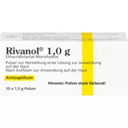 RIVANOL 1,0 g de pó, 10 unid