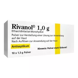 RIVANOL 1,0 g de pó, 10 unid