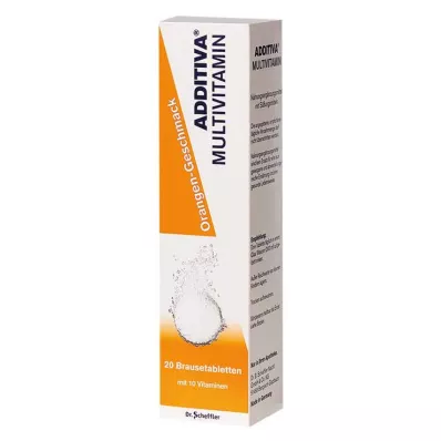 ADDITIVA Multivit.Orange R comprimidos efervescentes, 20 unidades