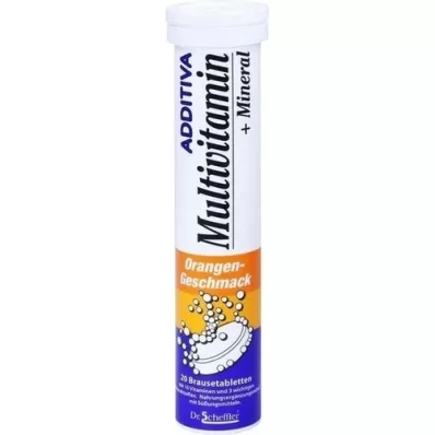 ADDITIVA Multivit+Mineral Orange R comprimidos efervescentes, 20 unid