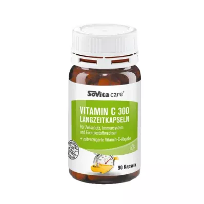 SOVITA CARE Vitamina C 300 cápsulas de longa duração, 90 cápsulas SOVITA CARE Vitamina C 300 cápsulas de longa duração, 90 cápsulas