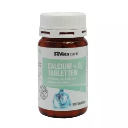 SOVITA CARE Cálcio+D3 Comprimidos, 100 Cápsulas