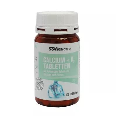 SOVITA CARE Cálcio+D3 Comprimidos, 100 Cápsulas