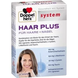 DOPPELHERZ Comprimidos do sistema Hair Plus, 30 unidades