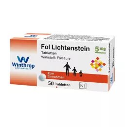 FOL Lichtenstein 5 mg comprimidos, 50 unid