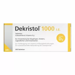 DEKRISTOL 1.000 comprimidos I.U., 200 pcs