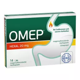 OMEP HEXAL Cápsulas duras gastro-resistentes de 20 mg, 14 unidades