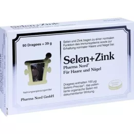 SELEN+ZINK Pharma Nord Dragees, 90 Cápsulas