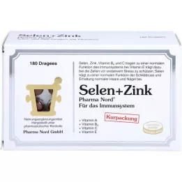 SELEN+ZINK Pharma Nord Dragees, 180 Cápsulas