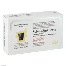 SELEN+ZINK Pharma Nord Dragees, 180 Cápsulas
